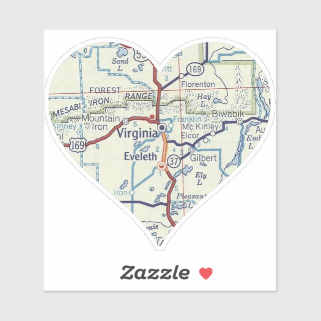 Virginia MN Map (Sheet)