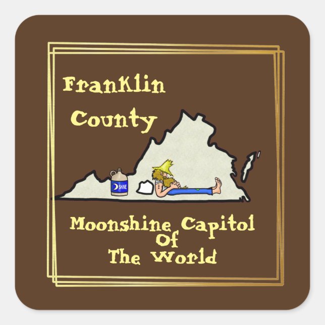 Virginia Moonshine Stickers (Front)