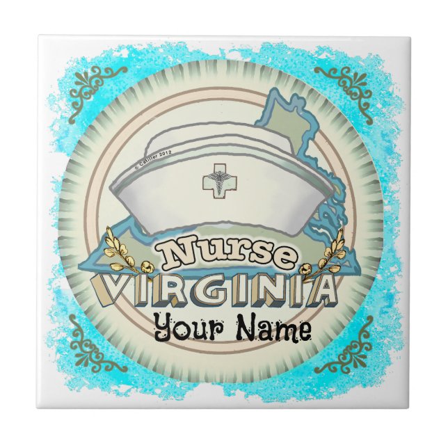 Virginia Nurse Tile (Front)