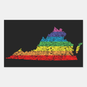 virginia rainbow sticker