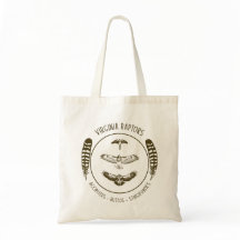 Virginia Raptors Natural Tote Bag
