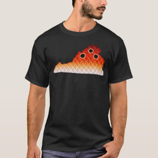 Virginia Redfish Colours Red Drum Inspired Colour T-Shirt