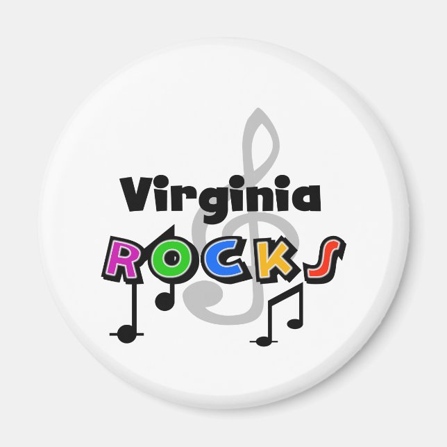 Virginia Rocks Magnet (Front)
