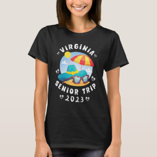 Virginia Senior Trip 2023 Cute Matching Beach Frie T-Shirt