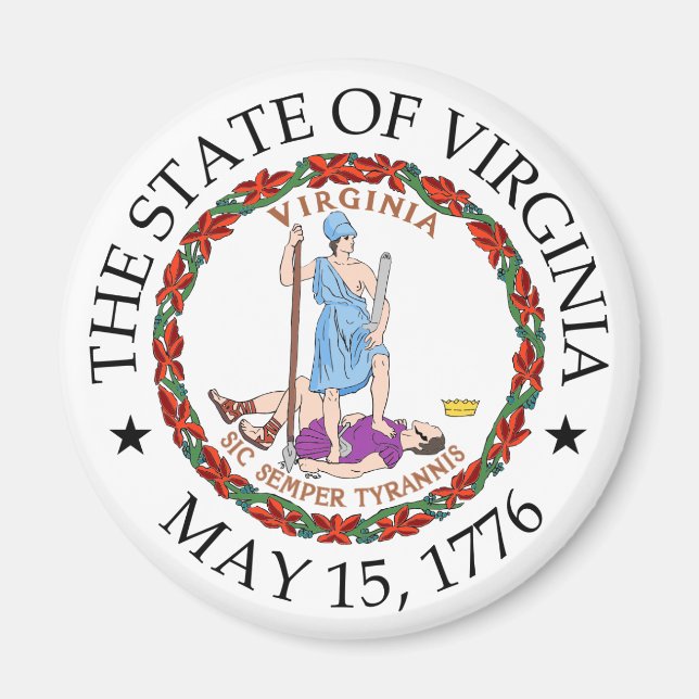 Virginia sign magnet (Front)