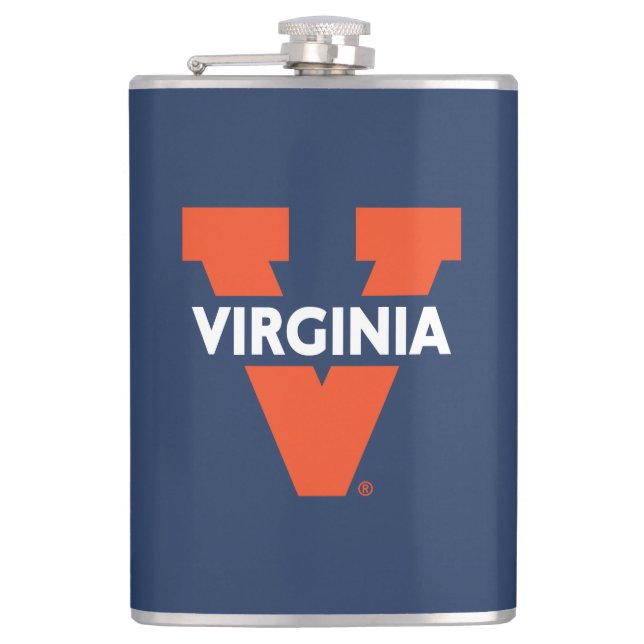 Virginia Split V Hip Flask (Front)