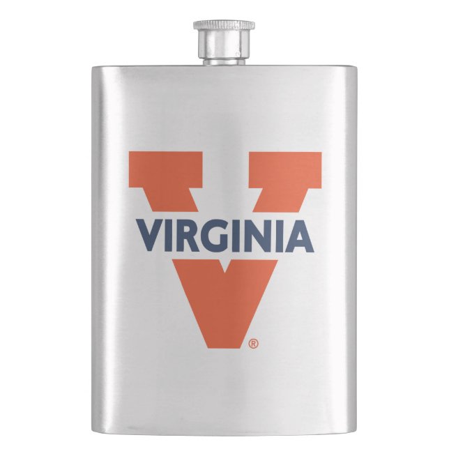 Virginia Split V Hip Flask (Front)