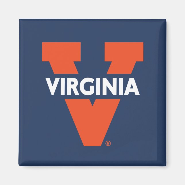 Virginia Split V Magnet (Front)
