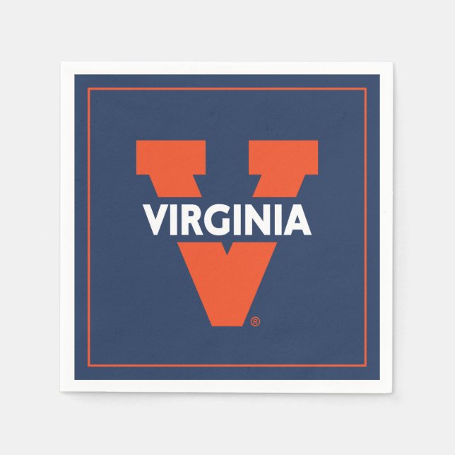 Virginia Split V Napkin (Front)