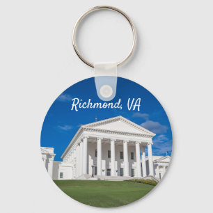 Virginia State Capitol Building Keychain