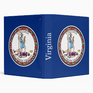 Virginia State Flag Binder