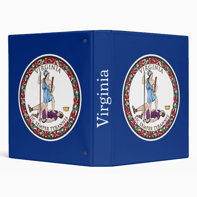 Virginia State Flag Binder (Background)