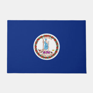 Virginia State Flag Design Doormat