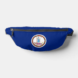 Virginia State Flag Design Fanny Pack