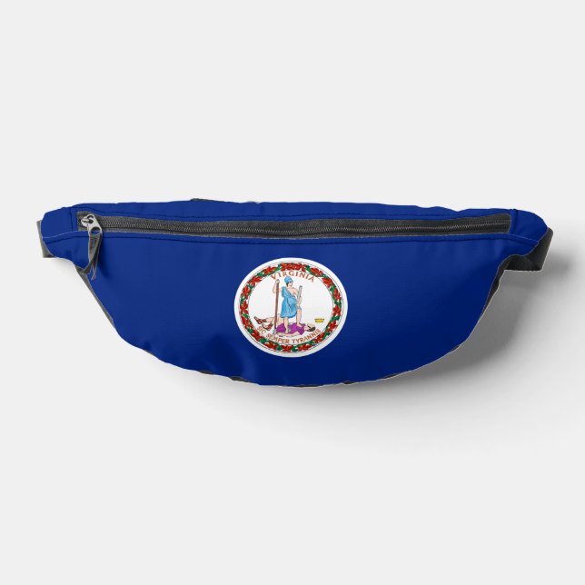 Virginia State Flag Design Fanny Pack (Lay Down)