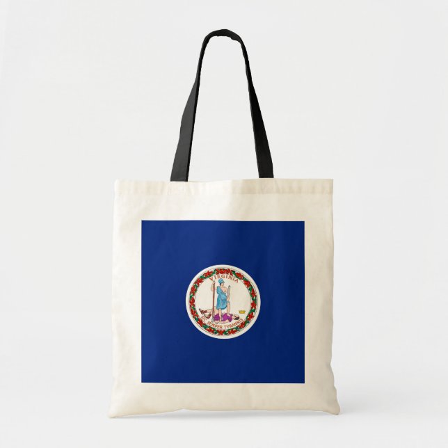 Virginia State Flag Design Tote Bag (Front)