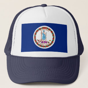 Virginia State Flag Design Trucker Hat