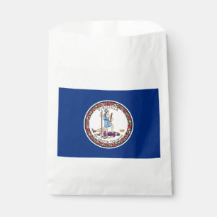 Virginia State Flag Favour Bag