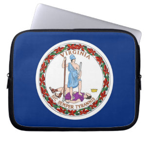 Virginia State Flag Laptop Sleeve