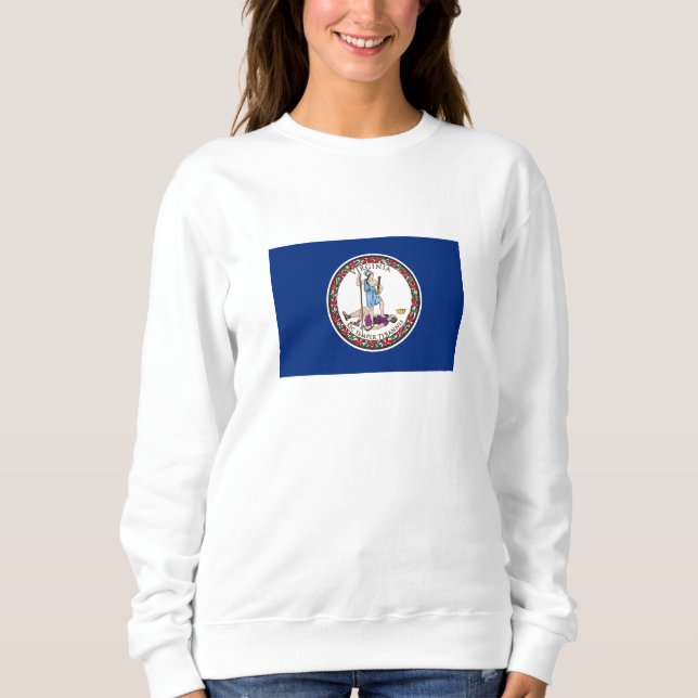 Virginia State Flag Sweatshirt (Front)