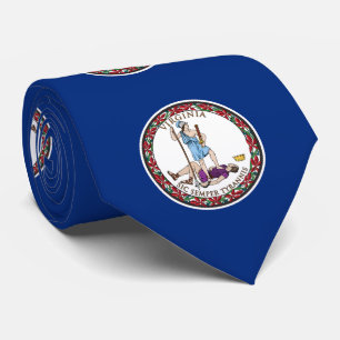 Virginia State Flag Tie