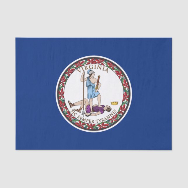 Virginia State Flag Tissue Paper (Front)