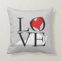 Virginia State Love Coussin