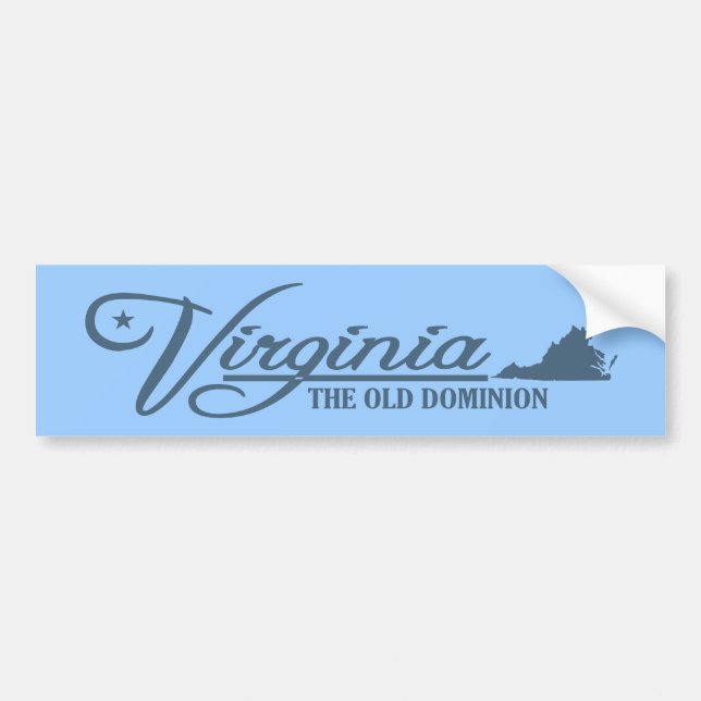 Virginia (State of Mine) Bumper Sticker (Front)