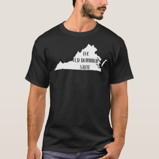Virginia State Outlina - The Old Dominion State  T-Shirt