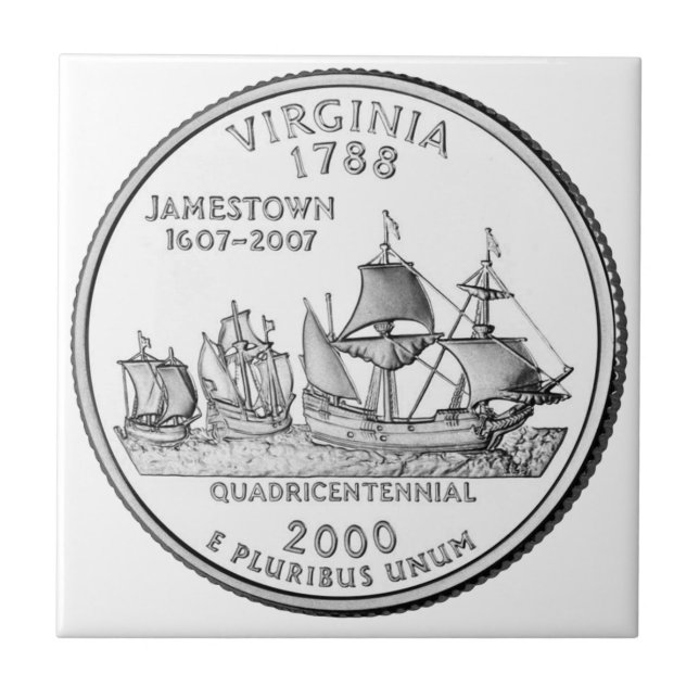 Virginia State Quarter Tile (Front)