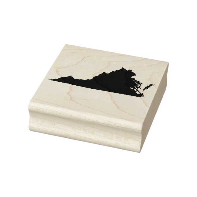 Virginia State Solid Rubber Art Stamp (Stamp)