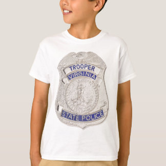 Virginia State Trooper Police Badge T-Shirt