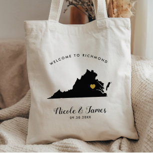 Virginia Wedding Welcome Bag for Hotel Guests