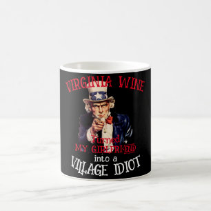 VIRGINIA Wine turned my girlfriend Village Coffee Mug