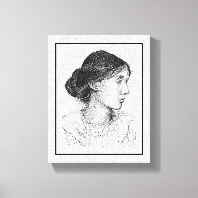 Virginia Woolf 2004 Mark Edward Westerfield Canvas Print (Front)