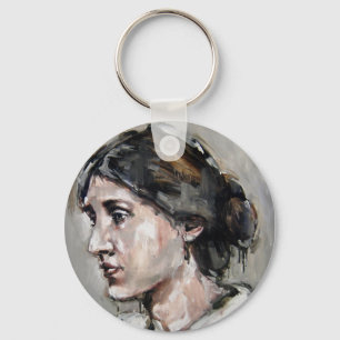 Virginia Woolf Keychain
