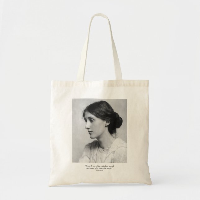 Virginia Woolf Portrait Sac fourre-tout (Devant)