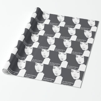 Virginia Woolf quote Wrapping Paper