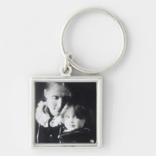 Virginia Woolf, with her mother Julia, 1884 Keychain