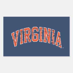 Virginia Wordmark Distressed Sticker