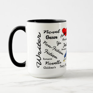 Virginia Wright Auteur-Auteur Words Mug