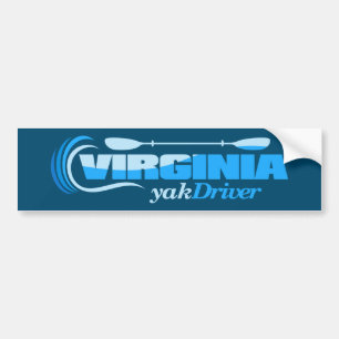 Virginia yakDriver Bumper Sticker