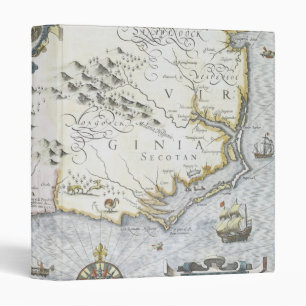 Virginiae Item et Floridae Americae provinciarum 3 Binder