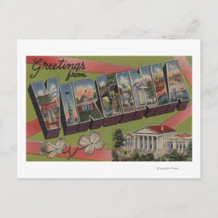 VirginiaLarge Letter ScenesVirginia 2 Postcard