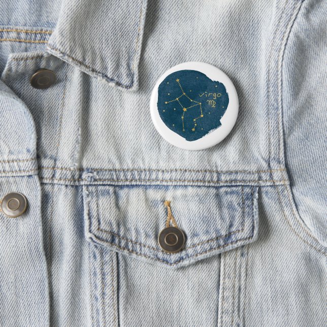 Virgo 2 Inch Round Button (In Situ)