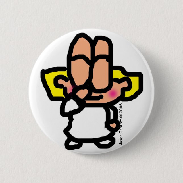 Virgo 2 Inch Round Button (Front)