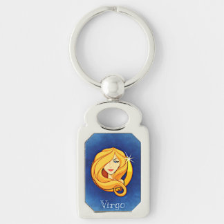 Virgo Astrological Zodiac Sign Keychain