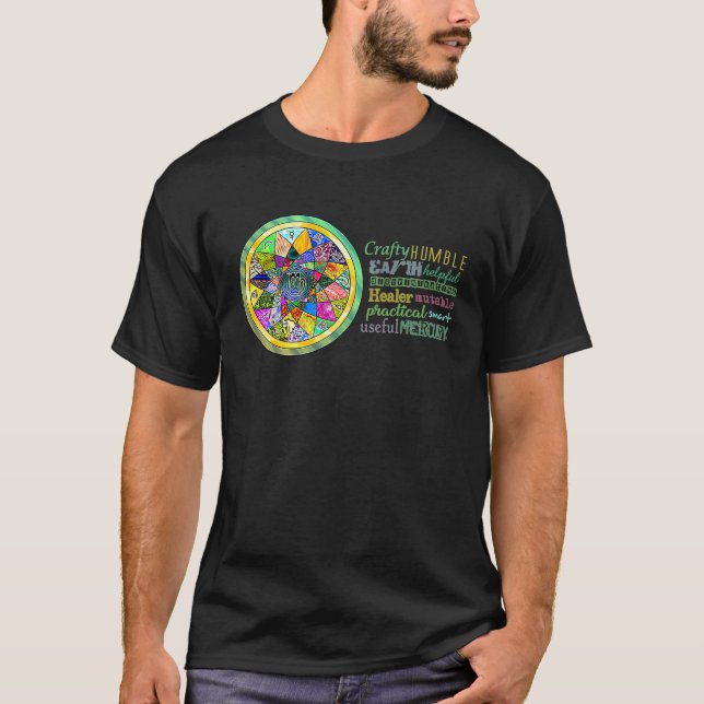 Virgo Astrology Mandala characteristics traits  un T-Shirt (Front)