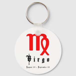 Virgo, August 23 - September 22 Keychain