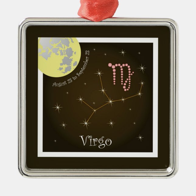 Virgo August 23 to September 23 Ornament (Front)